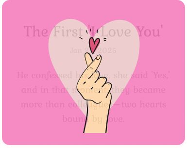 The First 'I Love You'
